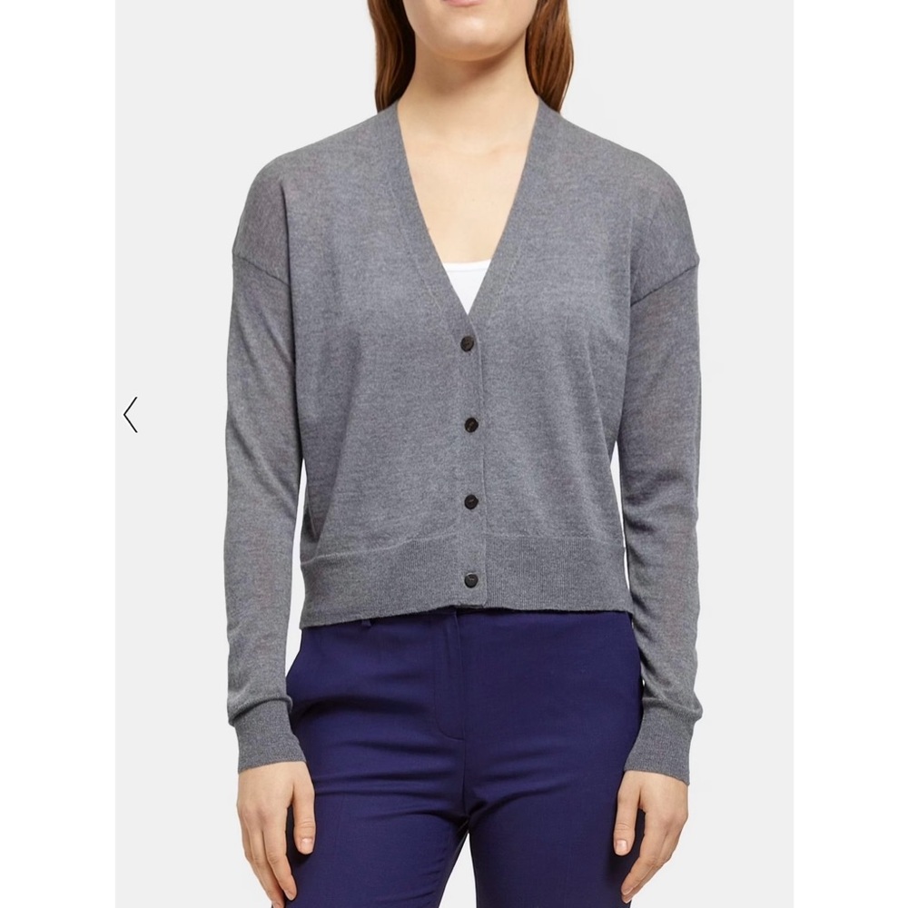 Theory Cropped Cardigan